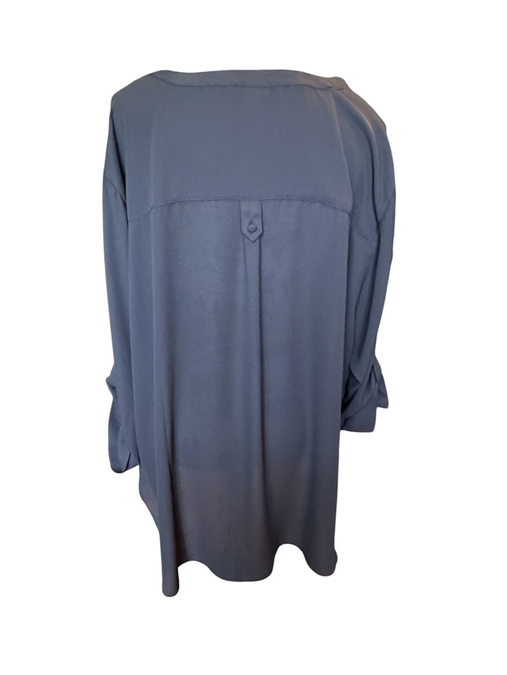 torrid Black V‑Notch Long Sleeve Tunic - Picture 3 of 7